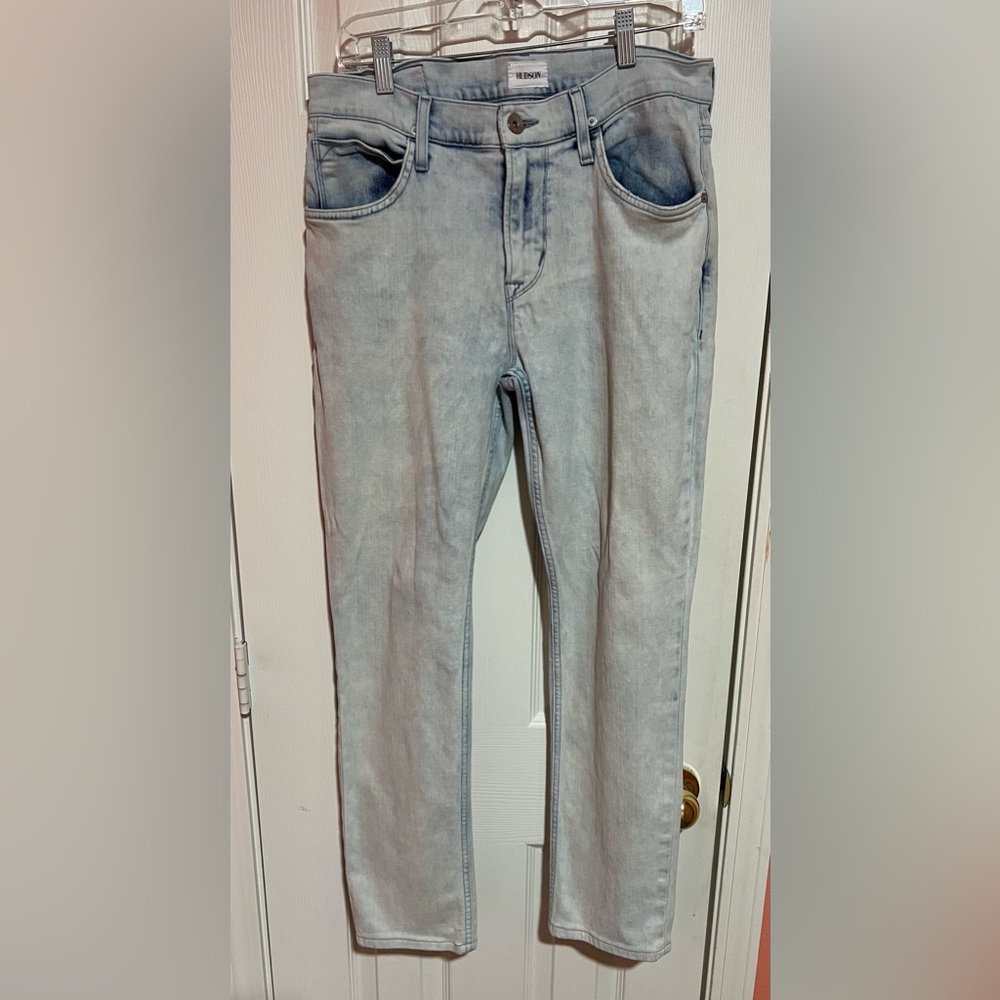 Hudson Blake Slim Straight Jeans Size 33